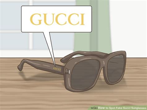 how to check if gucci glasses are real|How to Spot Fake Gucci Sunglasses (with Pictures).